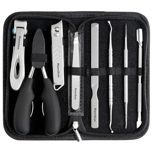 Heavy Duty Toenail Clipper Set for Seniors with Storage Case