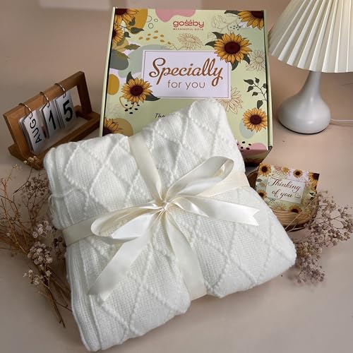 Gossby Gift Basket for Women - Happy Birthday Gift Set for Her, Mom, Sister, Friend, Coworker, Teacher - Get Well Soon, Appreciation, Thinking of You Sunflower Package - You Forget You¡¯re Awesome