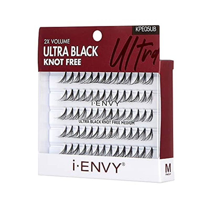 i?ENVY Knot Free Individual Lashes 3 Pack (Ultra Black - Medium)