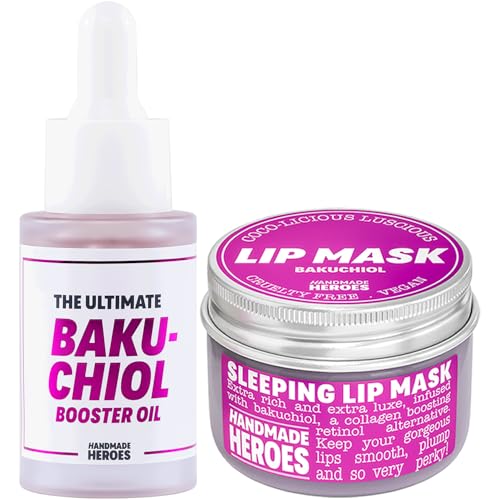 Handmade Heroes Bakuchiol Face and Lip Mask Bundle