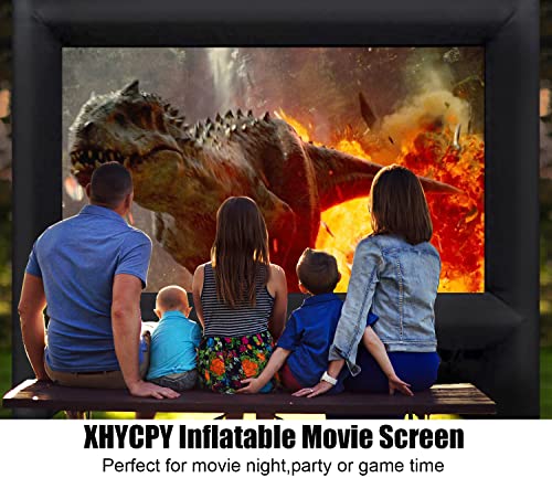 16ft Inflatable Movie Screen with Air Blower & Carry Bag - Front/Rear Projection