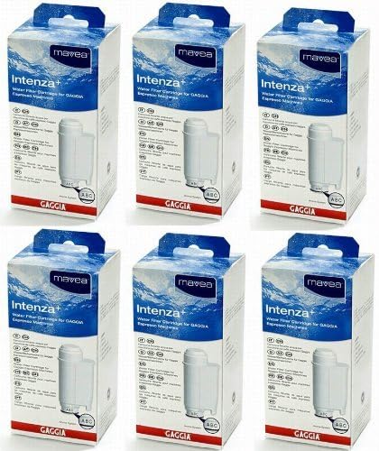 Water Filter Replacement for Gaggia & Saeco Espresso Machines - 6 Pack