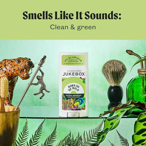 JUKEBOX Born to Be Wild Natural Women’s Deodorant 3-Pack - Aluminum-Free, Long-Lasting, Cruelty-Free