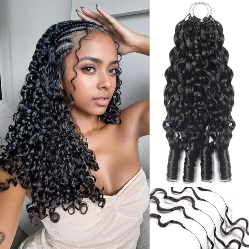Feather Crochet Human Hair for Black Women 24 Inch 50g - MORGENSTAR Variation 1B-50G