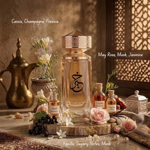 Paris Corner Khair Felicity Eau de Parfum for Women 100ml - Romantic Floral Fragrance