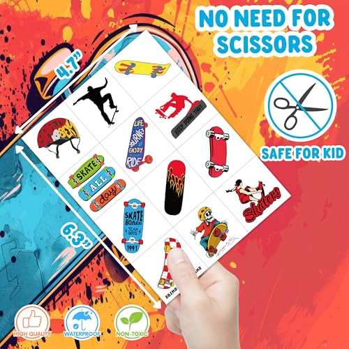 96 PCS Soccer Ball Glow In The Dark Pre-Cut Temporary Tattoos Sticker Football, Sports Themed Birthday Party Decorations Supplies Favors Europa, World Cup Cute Tattoo School Reward Game (Luminous)