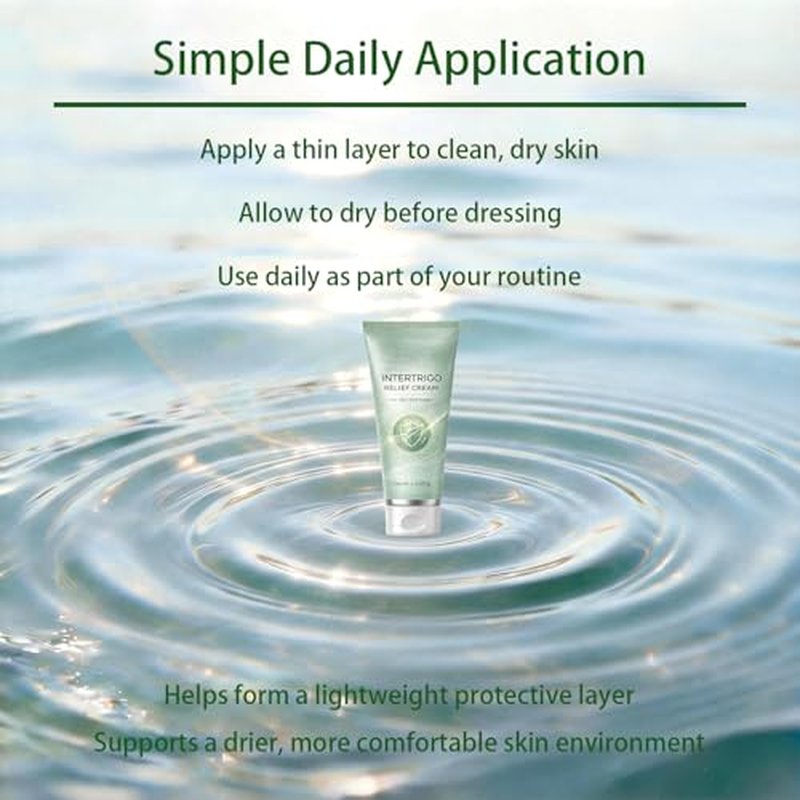 2Ps Healora Intertrigo Cream, Skin Fold Car, for Moisture & Friction Protection, Helps Soothe Irritated Skin,Fast-Drying Non-Greasy Formula, Reduce Moisture & Friction.