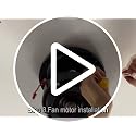 42 Inch Black Ceiling Fan No Light with Remote Control - Modern 3-Blade Reversible DC Motor