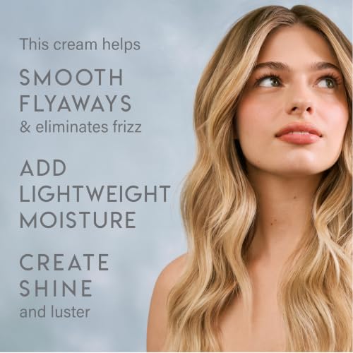 Coconut Water Hair Smoothing Cream for Frizz Control & Shine - 6 Fl Oz