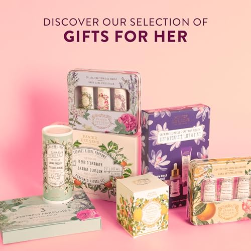 French Shea Butter Soap Gift Set - Lavender, Rose & Cotton Fragrances, 3 Bars - Variation: Cotton, Lavender, Rose