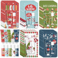 15 Pcs Christmas Hand Cream and Lip Balm Gift Sets, Christmas Stocking Stuffers Travel Size Hand Lotion Lip Balm Xmas Party Holiday Gifts for Women Mom Staff Coworkers Adult Girls