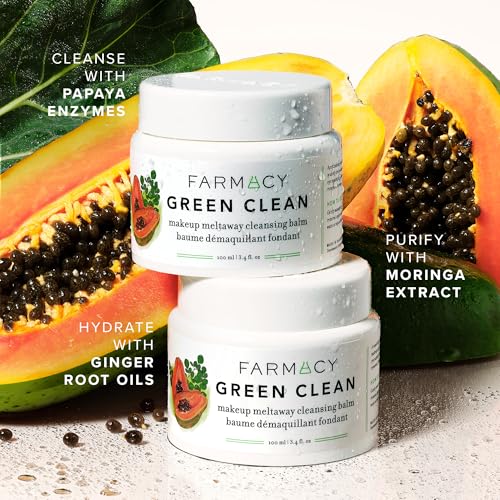 Farmacy Makeup Remover Cleansing Balm Bundle - Waterproof & Double Cleanser