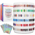 300 Swatches Nail Polish Display Book with Removable Tips for Nail Art