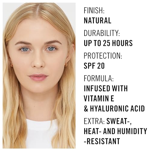 Rimmel London Lasting Finish 25HR - 160 Vanilla - Foundation, 25-Hour Wear, Full Coverage, Waterproof, 1oz