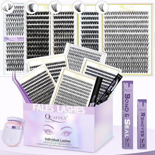 False Eyelash Kit with Glue, Tweezers & Curler - Reusable Natural & Dramatic Styles, Variation 1