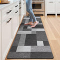 Anti Fatigue Kitchen Runner Mat 24x71 Inches Grey Non Slip Cushioned Floor Rug