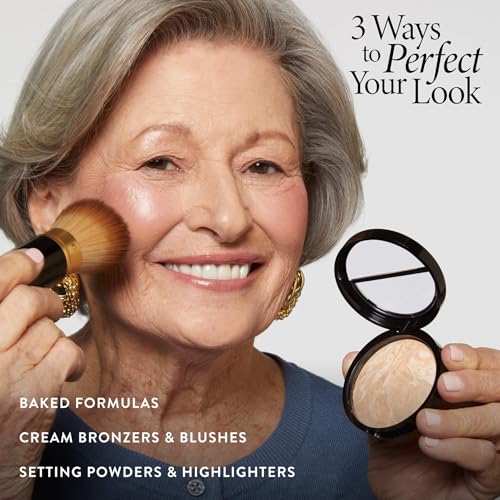 Laura Geller Retractable Angled Kabuki Makeup Brush - Vegan, Travel-Friendly