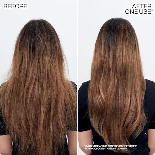 Redken Acidic Bonding Concentrate Shampoo For Damaged Hair Repair - Strengthens and Repairs Weak and Brittle Hair, Sulfate-Free, With Citric Acid