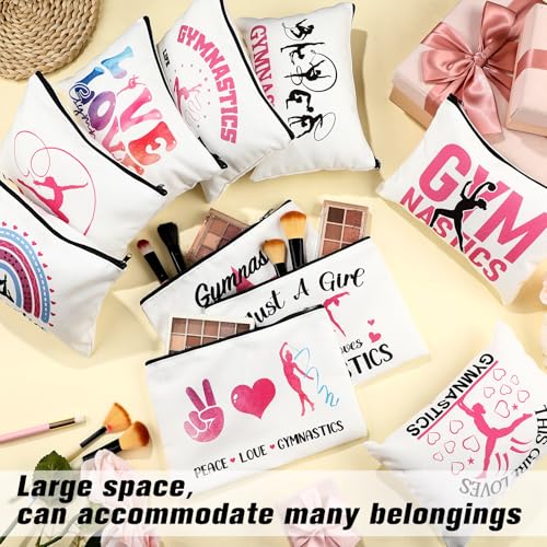 Gymnastics Makeup Bag Set - 30 Pcs Inspirational Cosmetic Bags for Girls - Variation 30