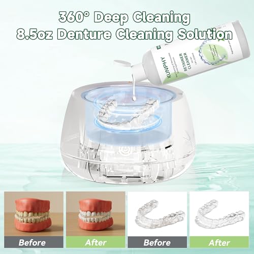 Ultrasonic Retainer Cleaner Solution Concentrate for Dentures & Mouth Guards