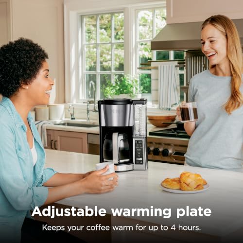 Ninja Essential Coffee Brewer with 12-Cup Glass Carafe & Programmable Features