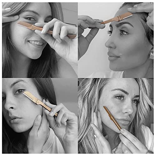 Eyebrow Razor and Facial Hair Removal Duo - Precision Grooming Kit for Women