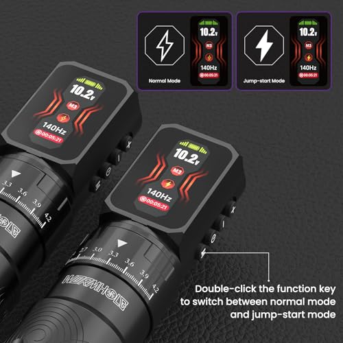 Wireless Tattoo Machine Kit with 2 2300mAh Batteries - Includes 20 Cartridges & Accessories - Variation: 2 Batteries + Kit