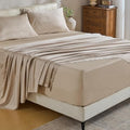 California King Cotton Sheet Set - Extra Deep Pocket 22 Inch Linen