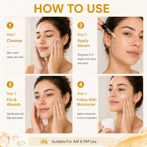 Tranexamic Acid Serum 5% for Face with Niacinamide & Hyaluronic Acid - 1.05 Fl Oz