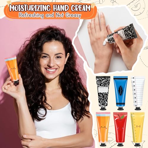 24 Sets Teacher Appreciation Hand Cream & Lip Balm Gift Set Christmas