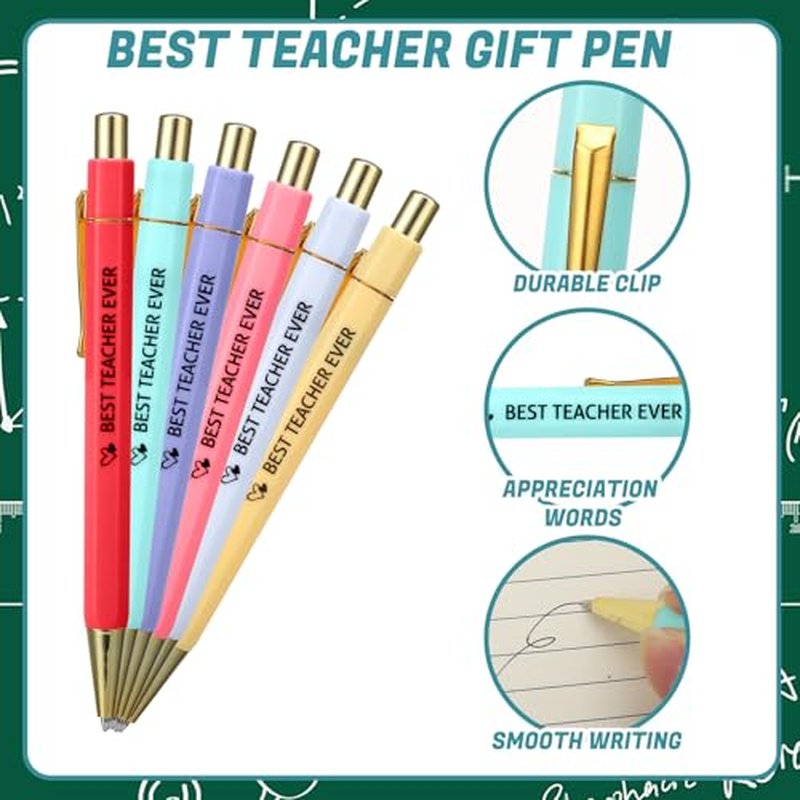 30 Pcs Teacher Appreciation Gifts Bulk Teacher Valentine Gifts Makeup Cosmetic Bags Bookmarks Teachers Keychain Pens Thank You Card for Graduation Teacher¡¯s Day End of Year