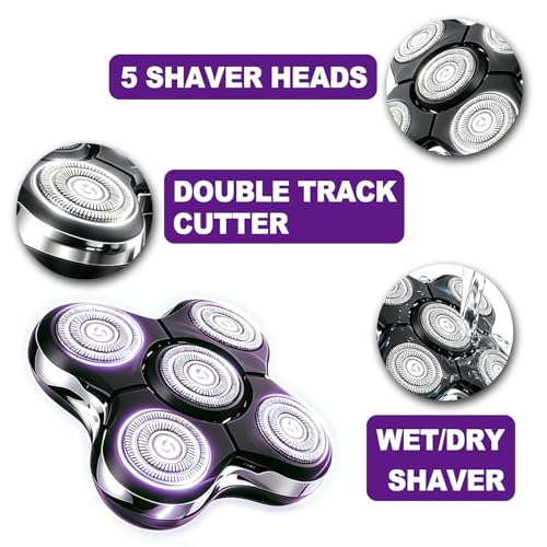FUHKQE 3-Pack XR7000 Replacement Head for Remington Balder Pro Shaver