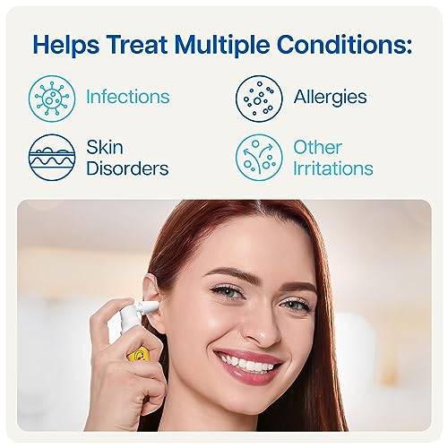 Ear Wax Removal Spray 1.69 Fl Oz - Itchy Ear Relief & Clogged Ear Treatment