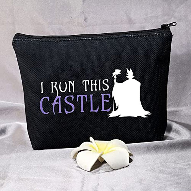 BDPWSS Villain Makeup Bag I Run This Castle Cosmetic Bag For Bad Princess Fans Gift (run this castle bl)