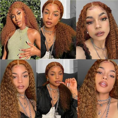#30 Light Brown Water Wave Human Hair Bundles - 12, 14, 16 Inch, Unprocessed Virgin Brazilian Hair