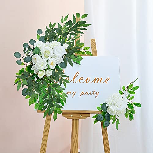 WONICE 40-Pack Artificial Italian Ruscus Greenery Stems - 70cm Faux Garlands for Weddings & Home Décor