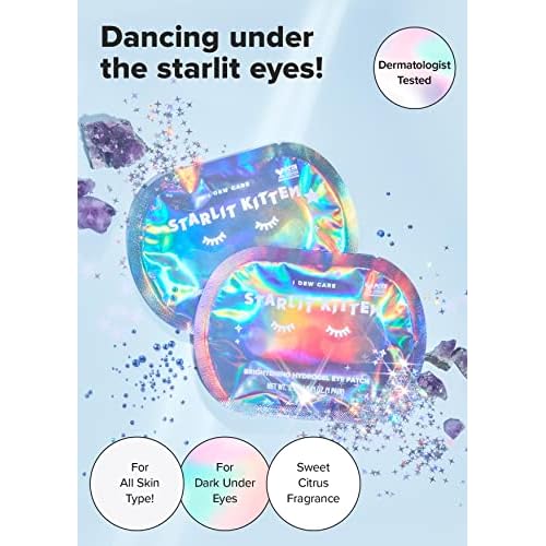 I DEW CARE Hydrogel Eye Patch - Starlit Kitten, 5 EA + Rolling With It Bundle