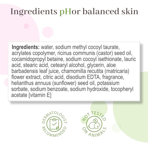 Gentle pH-Balanced Deep Clean Face Cleanser with Aloe & Chamomile - Fresh, 6 Fl Oz (Pack of 3)