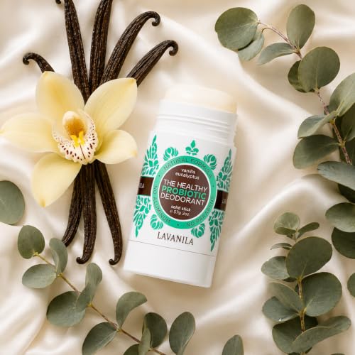 Aluminum-Free Deodorant for Women - Vanilla Eucalyptus 2-Pack
