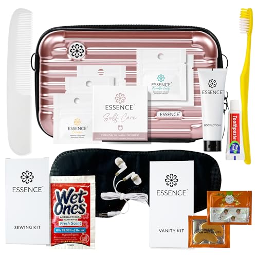 HONÉ Rose Travel Amenity Kit - Toiletry Organizer for Women