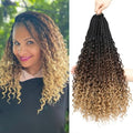 xrngrng Goddess Box Braids Crochet Hair 8 Packs - 1B/30/27, 14-Inch Pre-Looped Boho Braid Extensions