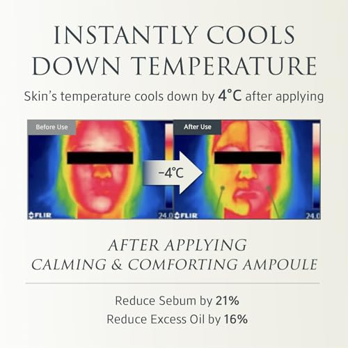 Calming & Comforting Ampoule (1.01 fl oz) ? Soothing serum for sensitive and blemish-prone skin with Licorice, Sophora Root Extract & Panthenol, for redness relief and an instant cooling effect