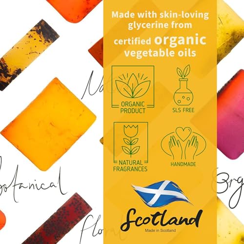 Handmade Scottish Organic Glycerin Soap Bar Whisky & Honey - 5.3oz Variation of THIS listing