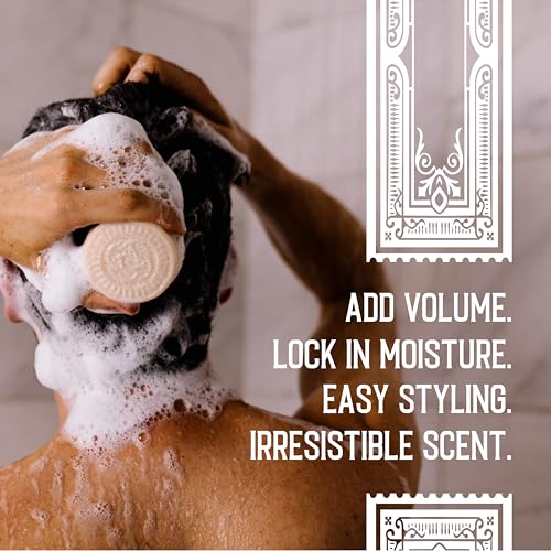 Viori Hamish & Co. Shampoo Bar ? Charred Patchouli Scent ? Handcrafted Men's Shampoo with Scottish Islay Whiskey ? Sulfate-Free, Paraben-Free, Plastic-Free