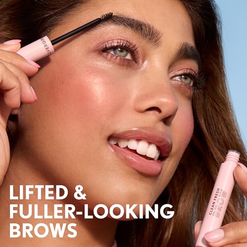 CoverGirl Clean Fresh Brow, 400 Soft Brown, Eyebrow Gel, Long-Lasting, Vegan Formula, Natural Looking, Easy to Apply, Doesn't Smudge, 0.18oz