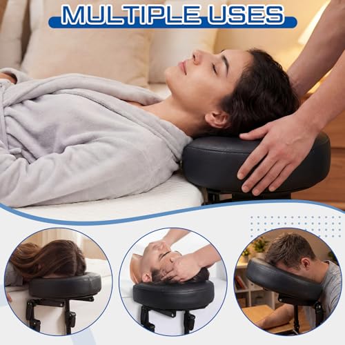 Adjustable Massage Headrest for Bed with Soft Cushion - Portable Face Cradle for Spa & Home Use