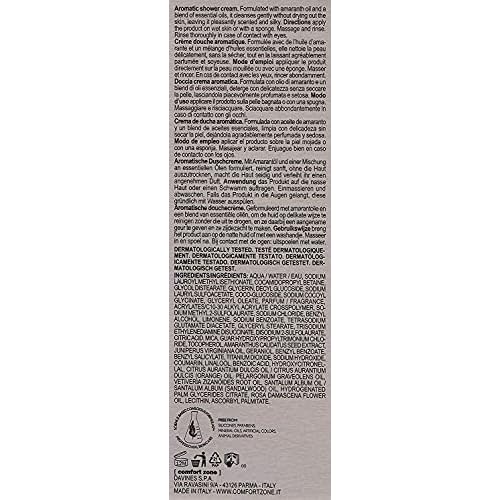 Comfort Zone, Tranquillity Aromatic Shower Cream, Hydrating Cleanser That Delicately Scents, For All Skin Types, 6.76 Fl. Oz