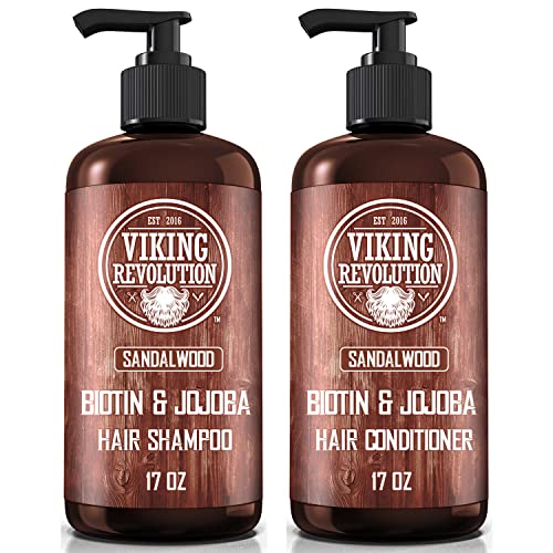 Men's Shampoo & Conditioner Set - Sandalwood, 17 oz, Pack of 2 - Thinning Hair Care