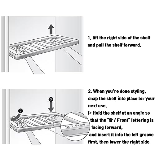 LG Styler S3 Series Shelf Compatible with S3MFBN S3WFBN S3RFBN S3CW Models