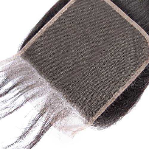 14 Inch Human Hair Lace Closure 6x6 Straight Brazilian Virgin Remy Pre Plucked